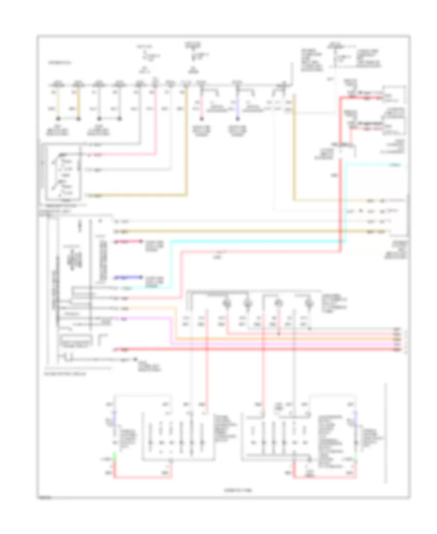 Instrument Illumination Wiring Diagram (1 of 2) for Acura TL 2011