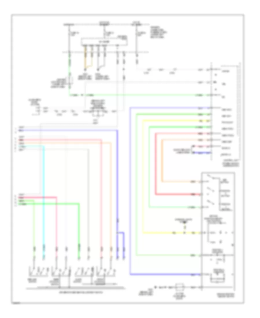 Driver s Memory Seat Wiring Diagram 2 of 2 for Acura TL 2011