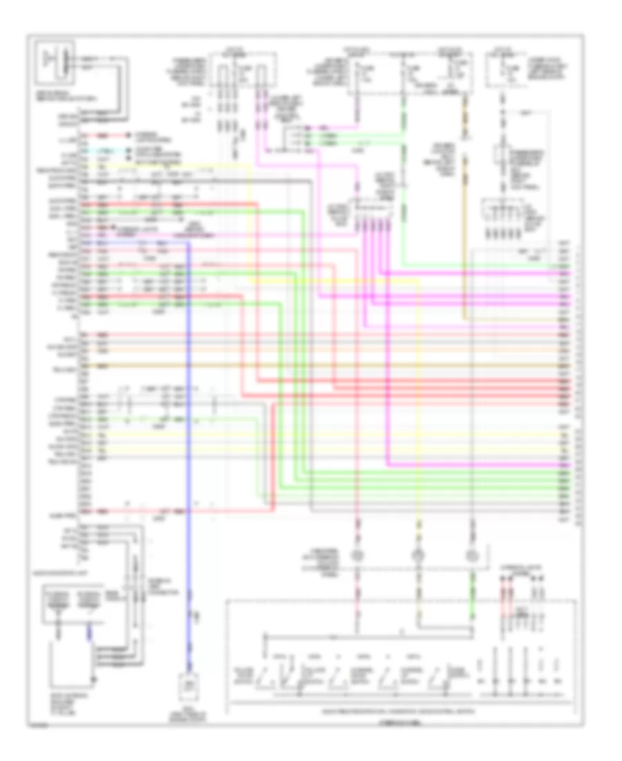 Navigation Wiring Diagram (1 of 5) for Acura TL 2011