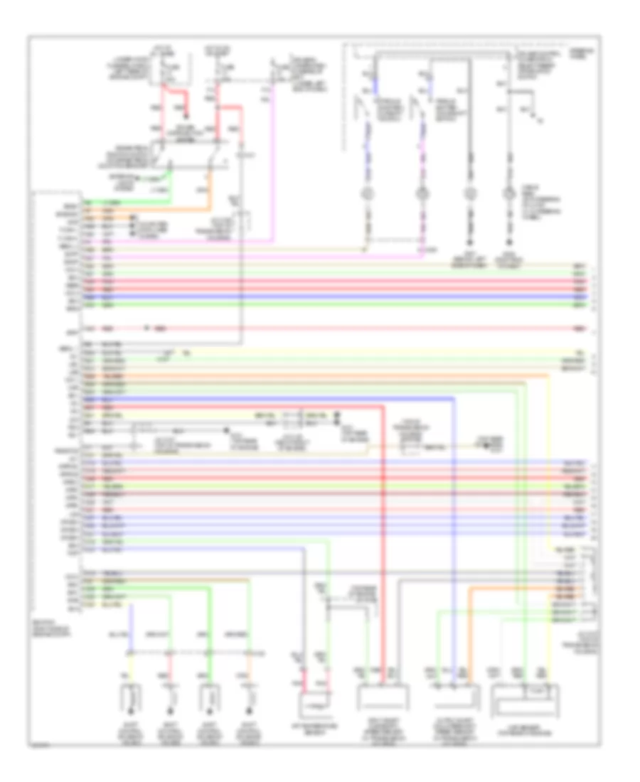 A T Wiring Diagram 1 of 2 for Acura TL 2011