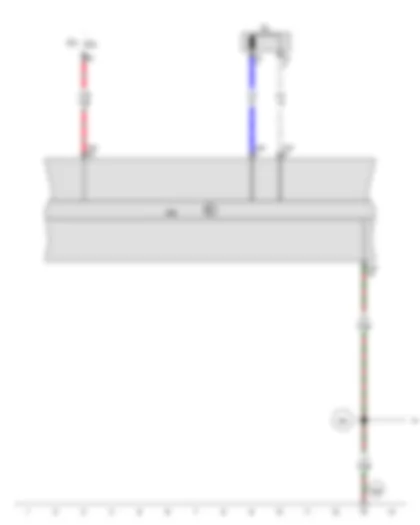 Wiring Diagram  AUDI A1 2012 - Immobiliser reader coil - Control unit in dash panel insert