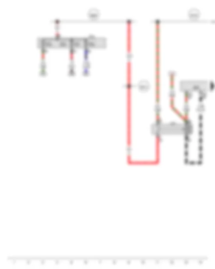 Wiring Diagram  AUDI A1 2012 - Main relay - Engine control unit