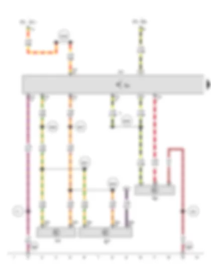 Wiring Diagram  AUDI A1 2012 - High-pressure sender - Air conditioning system control unit
