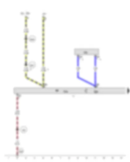 Wiring Diagram  AUDI A1 2012 - Light sensor - Automatic anti-dazzle interior mirror