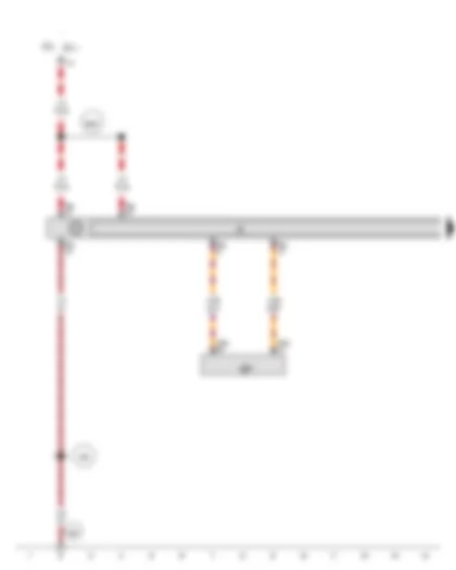 Wiring Diagram  AUDI A1 2012 - Data bus diagnostic interface - Radio