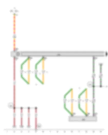 Wiring Diagram  AUDI A1 2012 - Data bus diagnostic interface - Control unit 1 for information electronics