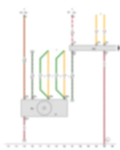 Wiring Diagram  AUDI A1 2013 - Digital sound package control unit - CD changer