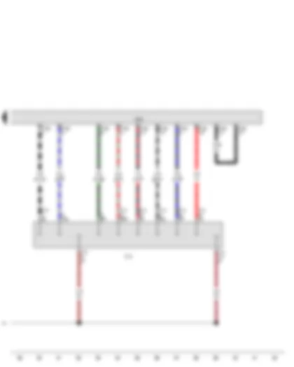 Wiring Diagram  AUDI A1 2015 - Trailer detector control unit - Trailer socket