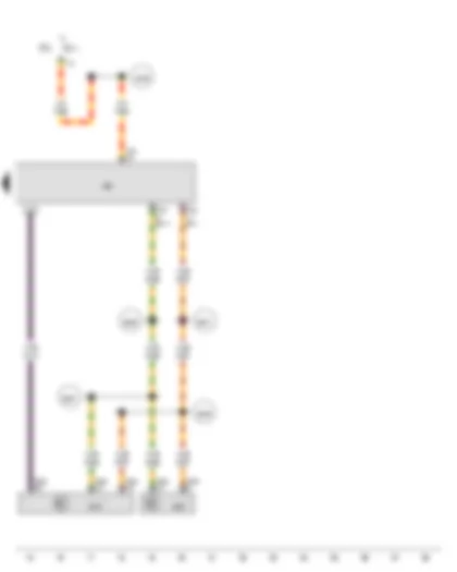 Электросхемa  AUDI A1 2015 - Блок управления отопителя - Блок управления бортовой сети - Диагностический интерфейс шин данных