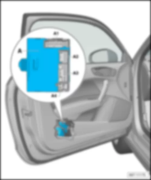 AUDI A1 2015 Блок управления двери водителя J386