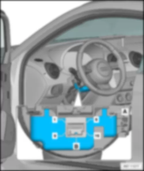 AUDI A1 2015 Блок управления эл. блокировки рулевой колонки J764