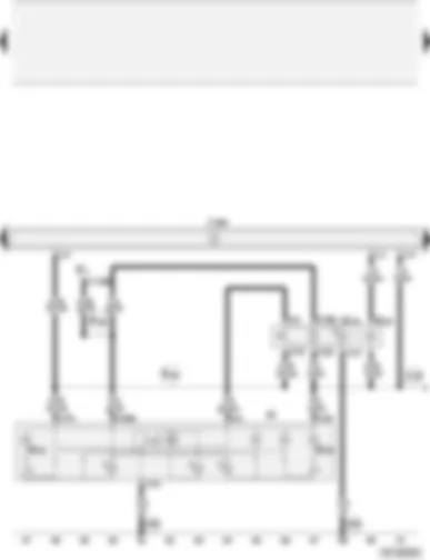 Wiring Diagram  AUDI A2 2002 - Convenience system central control unit - interior light front - luggage compartment light - rear interior light