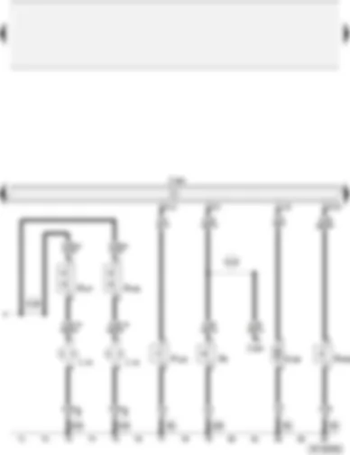 Wiring Diagram  AUDI A2 2002 - Convenience system central control unit - tailgate/boot lid contact switch for anti-theft alarm - tailgate/boot lid release