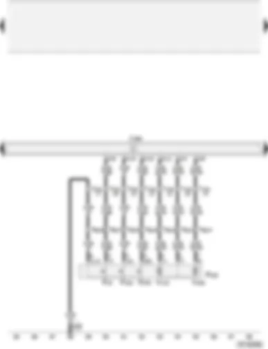 Wiring Diagram  AUDI A2 2002 - Convenience system central control unit - central locking lock unit - rear left - without window lifter rear