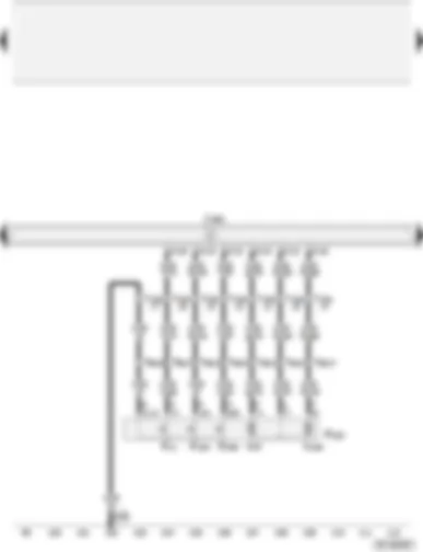 Wiring Diagram  AUDI A2 2002 - Convenience system central control unit - central locking lock unit - rear right - without window lifter rear