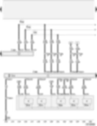 Wiring Diagram  AUDI A2 2002 - Door control unit - driver