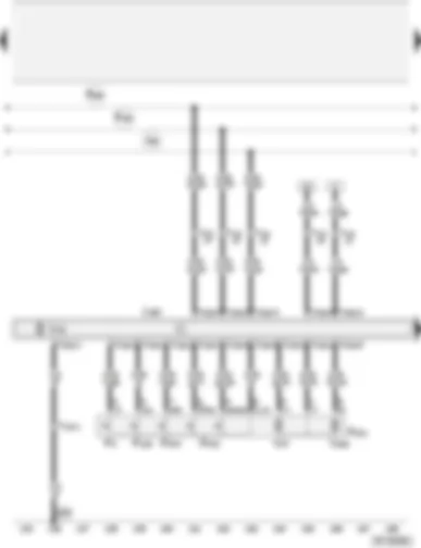 Wiring Diagram  AUDI A2 2002 - Door control unit - front passenger
