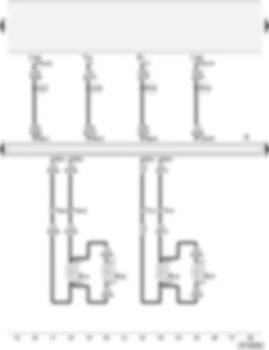 Wiring Diagram  AUDI A2 2002 - Front loudspeakers