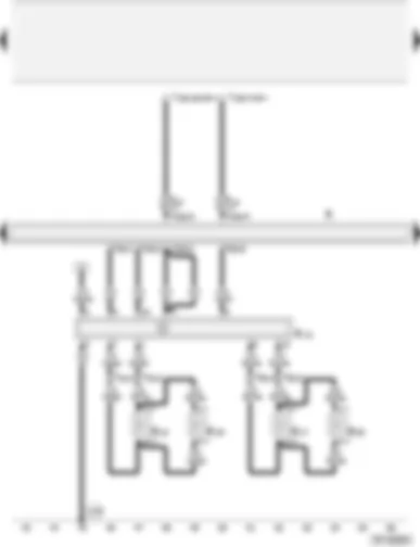 Wiring Diagram  AUDI A2 2002 - Active loudspeakers - rear