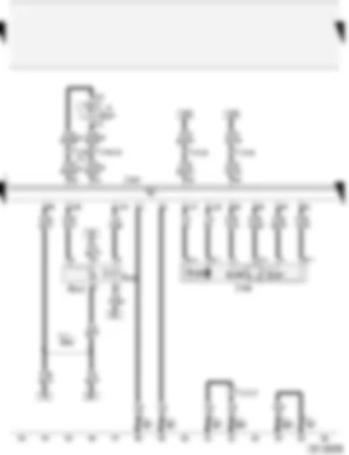 Wiring Diagram  AUDI A2 2002 - Throttle valve control unit - 4LV (injection system) control unit - exhaust gas recirculation valve