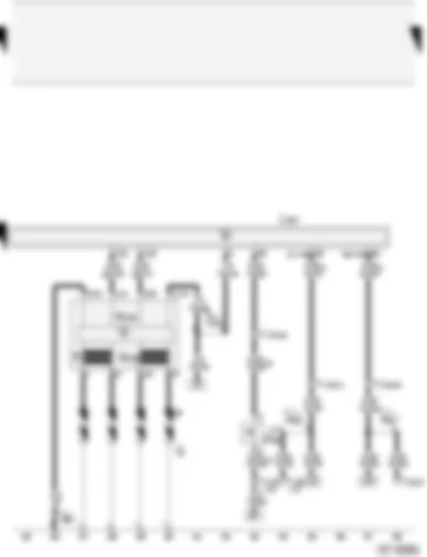Wiring Diagram  AUDI A2 2002 - 4LV (injection system) control unit - ignition coil - spark plugs - clutch pedal switch