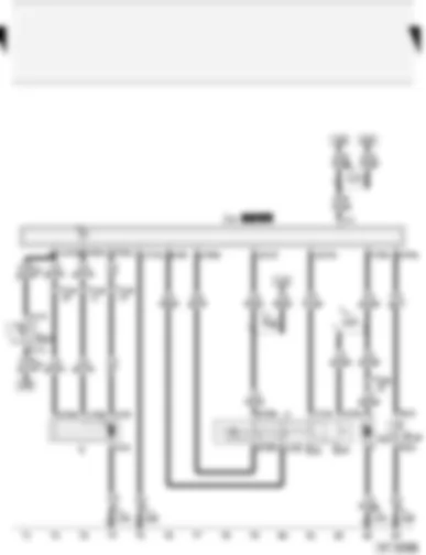 Wiring Diagram  AUDI A2 2002 - Wiper/washer system