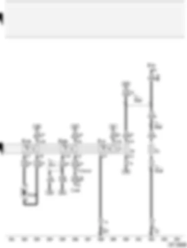 Wiring Diagram  AUDI A2 2002 - Fresh air blower (without air conditioner) - heated rear window