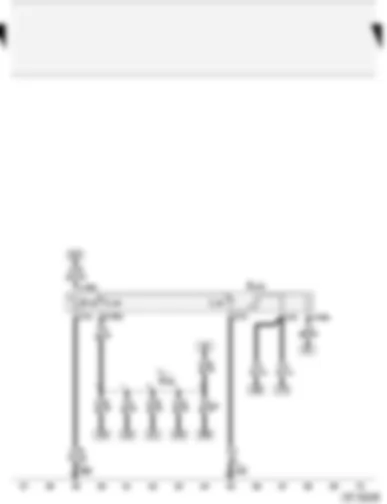 Wiring Diagram  AUDI A2 2002 - Switches and instruments - lighting control - headlight range control adjuster