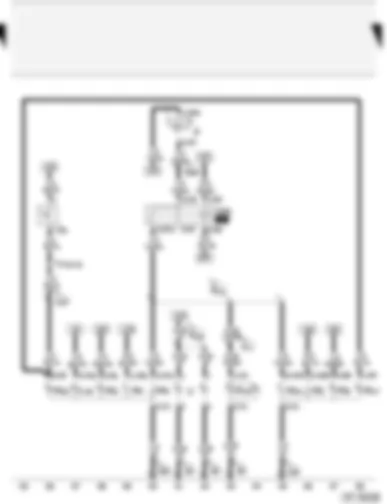 Wiring Diagram  AUDI A2 2002 - Tail lights - brake lights - reversing lights - rear fog light - number plate light
