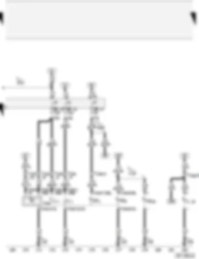 Wiring Diagram  AUDI A2 2002 - Fuse box - left headlight - left side turn signal - front left fog light bulb