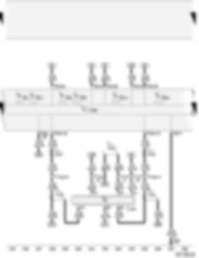 Wiring Diagram  AUDI A2 2002 - Control unit with display in dash panel insert - ABS with EDL control unit
