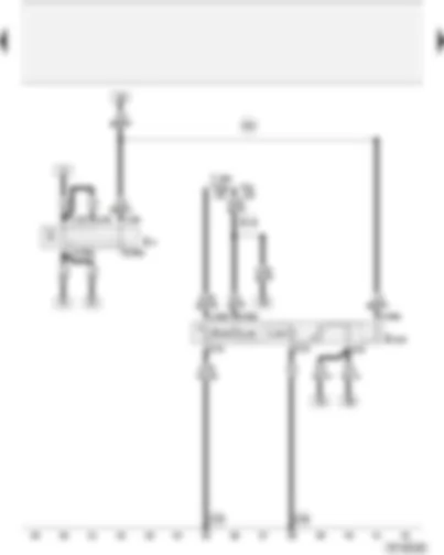 Wiring Diagram  AUDI A2 2002 - Headlight dipper/flasher switch - headlight range control adjuster