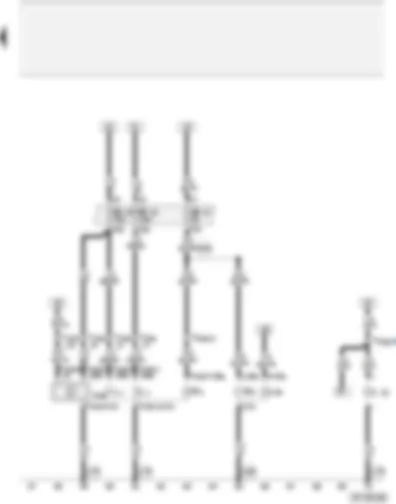 Wiring Diagram  AUDI A2 2002 - Left headlight - left fog light - rear fog light - fuses