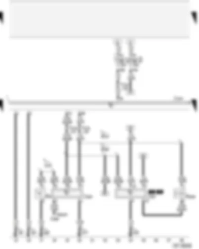Wiring Diagram  AUDI A2 2002 - Electronic manual gearbox control unit - handbrake warning lamp control unit - ignition key withdrawal lock - fuses