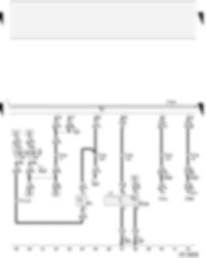 Wiring Diagram  AUDI A2 2002 - Start/Stop operation switch - electronic manual gearbox control unit - fuses