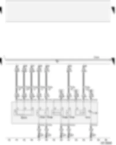 Wiring Diagram  AUDI A2 2002 - Electronic manual gearbox control unit - gear selector