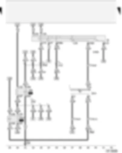 Wiring Diagram  AUDI A2 2002 - Ignition/starter switch - X contact relief relay - consumer switch-off relay