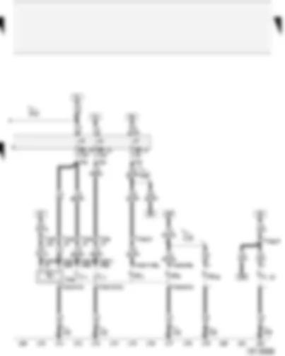 Wiring Diagram  AUDI A2 2002 - Fuse box - left headlight - left side turn signal - front left fog light bulb