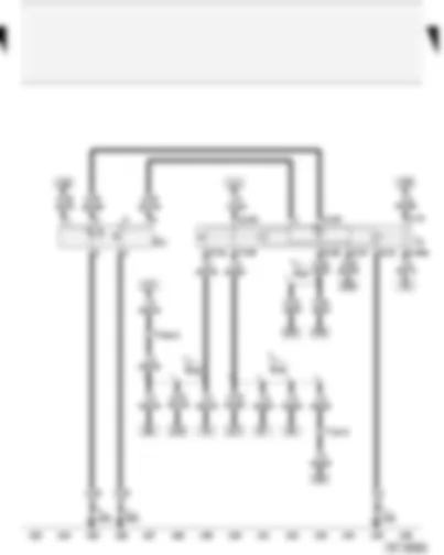 Wiring Diagram  AUDI A2 2002 - Turn signals and hazard warning lights