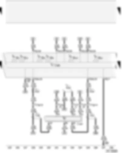 Wiring Diagram  AUDI A2 2002 - Control unit with display in dash panel insert