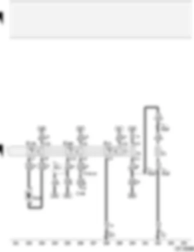 Wiring Diagram  AUDI A2 2002 - Fresh air blower (without air conditioner) - heated rear window