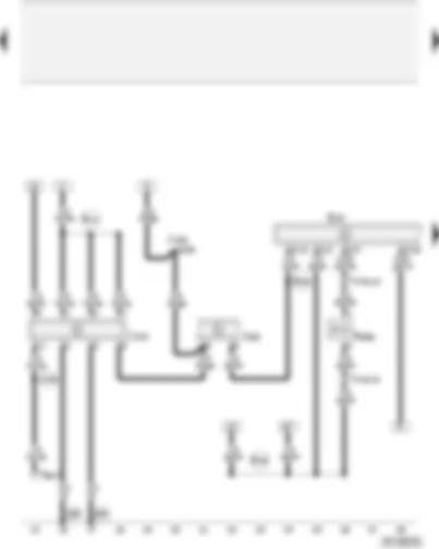 Wiring Diagram  AUDI A2 2002 - Control and display unit for air conditioner/Climatronic - voltage stabiliser - compressor regulating valve for air conditioning system