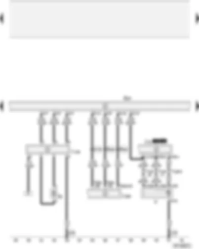 Wiring Diagram  AUDI A2 2002 - Control and display unit for air conditioner/Climatronic - fresh air blower control unit