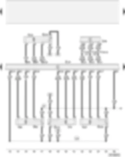 Wiring Diagram  AUDI A2 2002 - Control and display unit for air conditioner/Climatronic - potentiometer - control motor