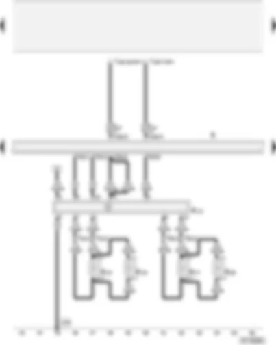 Wiring Diagram  AUDI A2 2002 - Active loudspeakers - rear