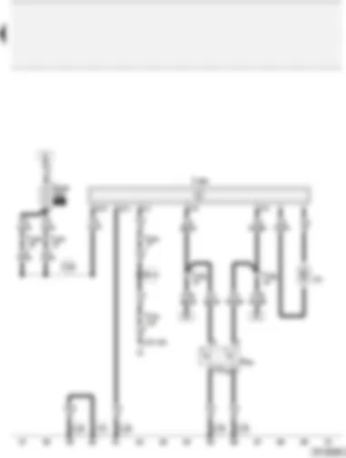 Wiring Diagram  AUDI A2 2001 - Radiator fan thermo-switches - radiator fan control unit