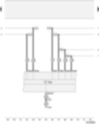 Wiring Diagram  AUDI A2 2002 - CAN bus wires - control unit with display in dash panel insert