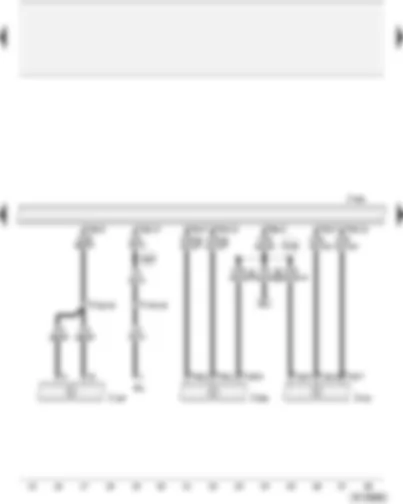 Wiring Diagram  AUDI A2 2002 - Reversing light switch - ABS with EDL control unit - telephone/telematics control unit