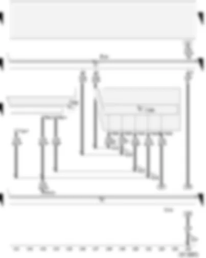 Wiring Diagram  AUDI A2 2002 - Control unit with display in dash panel insert