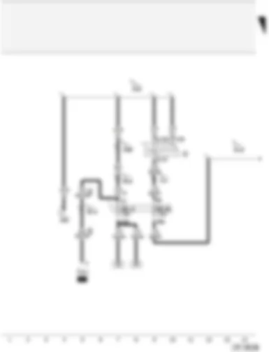 Wiring Diagram  AUDI A2 2003 - Ignition/starter switch - consumer switch-off relay - fuses